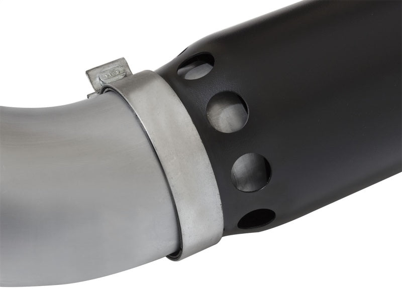 AFE 49-04081-B Exhaust 5in DPF-Back Aluminized Steel w/ Black Tips 16-17 fits G