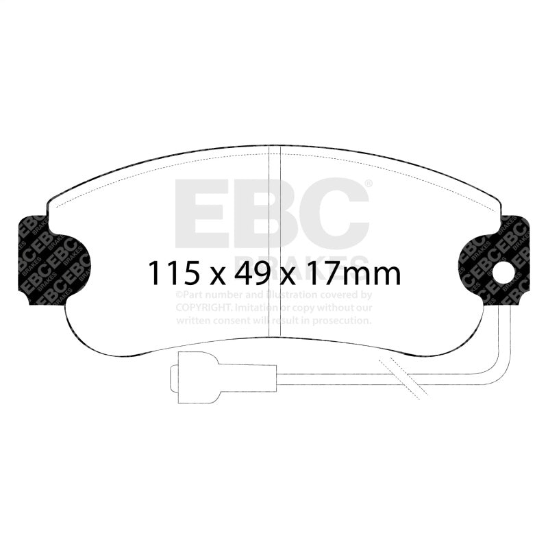 EBC S20K2326 S20 Brake Pad and Rotor Kit