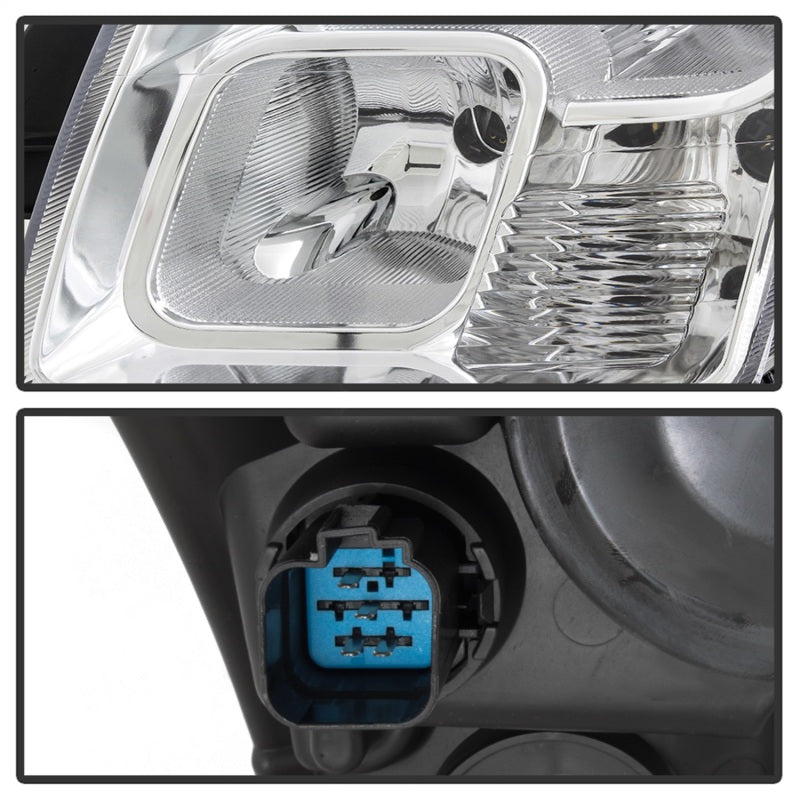 xTune 9042287 06-09 fits Ford Fusion OEM Style Headlights -Chrome (HD-JH-FFUS06