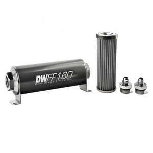 DeatschWerks 8-03-160-040K-6 Stainless Steel 6AN 40 Micron Universal Inline Fue