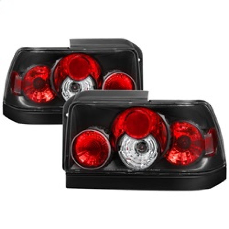 Spyder 5007407 fits Toyota 93-97 Corolla Euro Style Tail Lights Black ALT-YD-TC