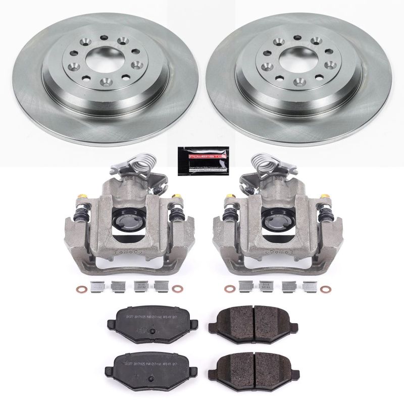 PowerStop KCOE4744A 2009 fits Ford Flex Rear Autospecialty Brake Kit w/Calipers