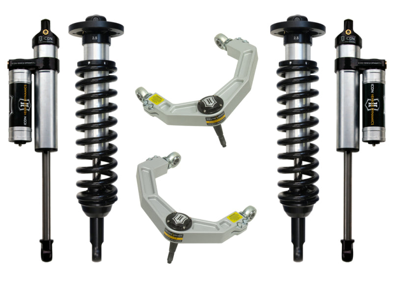 ICON K93032 fits Ford 04-08 F-150 2WD 0-2.63in Stage 3 Suspension System w/Billet Uca