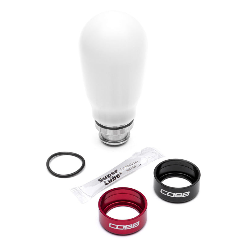 COBB 211370-W fits Subaru 5-Speed COBB Teardrop Weighted Knob - White