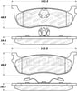 Stoptech 308.0711 Street Brake Pads