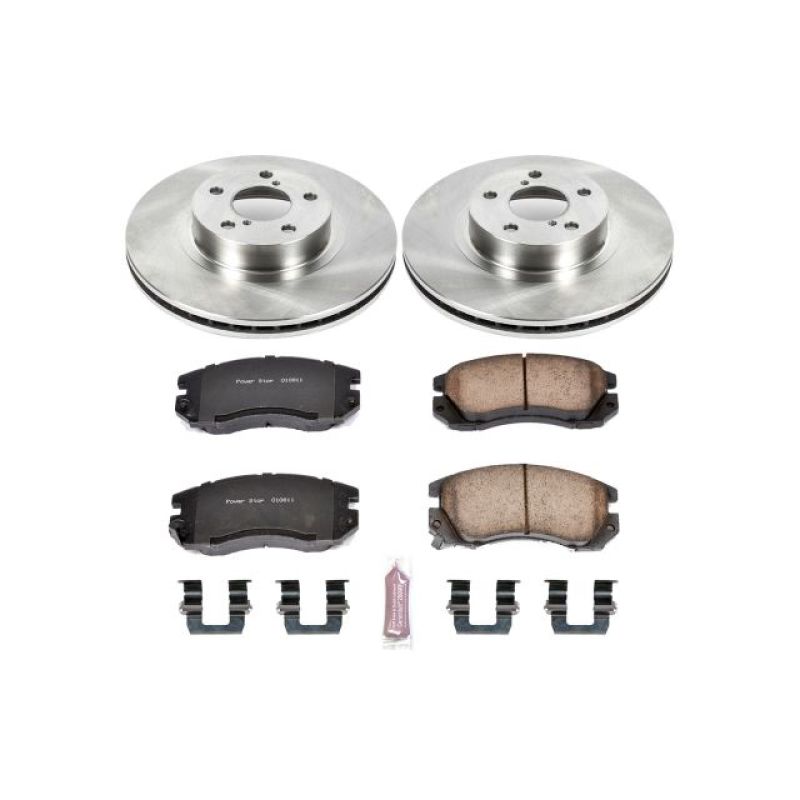 PowerStop KOE1118 1996 fits Subaru Legacy Front Autospecialty Brake Kit