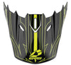 EVS H16T5P-VSBKHVY T5 Pinner Visor - Black/Hivis Yellow