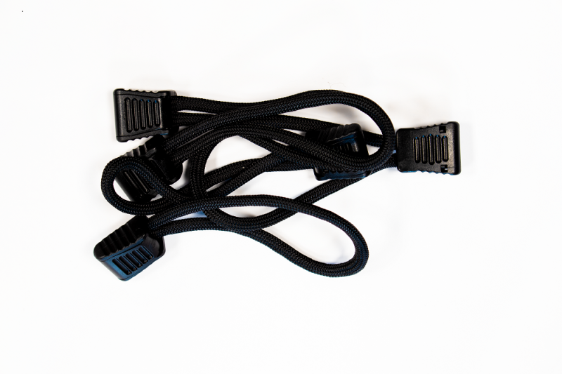 Fishbone Offroad FB51279-B Paracord Zipper Pulls 5 Pcs - Black