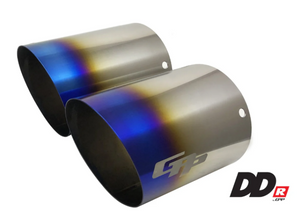 GReddy 11002601 DD-R Burnt Titanium Tips L=150mm (Pair)