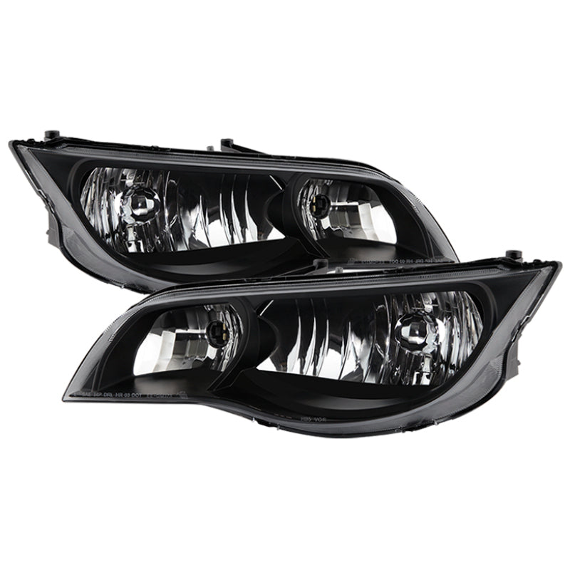 SPYDER 9035654 xTune Saturn ION Coupe (Not Sedan) OEM Style Headlights Black