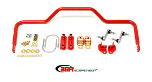 BMR SB035R A-Body Rear Pro-Touring Style Hollow 1.125in Sway Bar Kit - Red