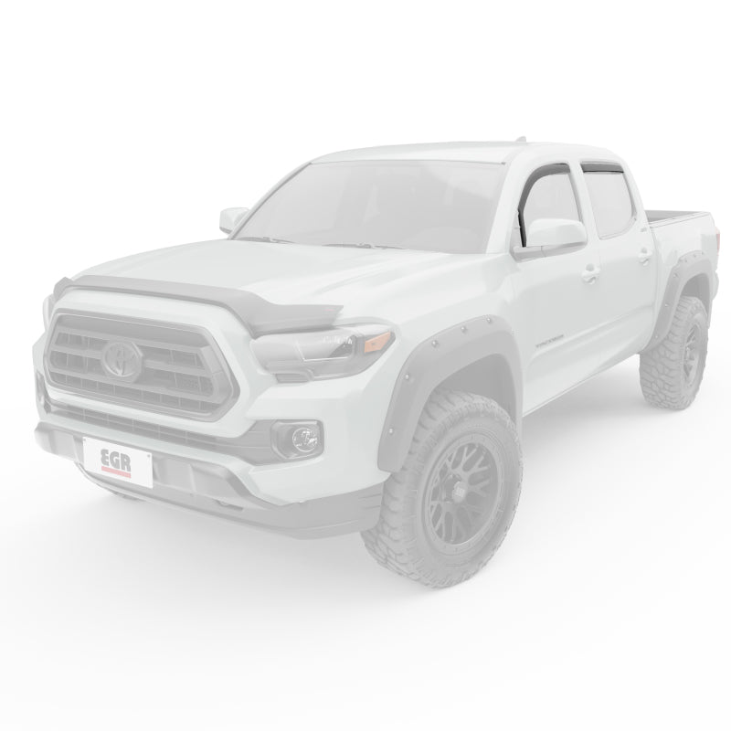 EGR 575081 2016-2017 fits Toyota Tacoma In-Channel Window Visors - Smoked (575081)