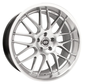 Enkei 469-295-1235HS Lusso 20x9.5 35mm Offset 5x120 Bolt Pattern 72.6 Bore Hyper Silver Wheel