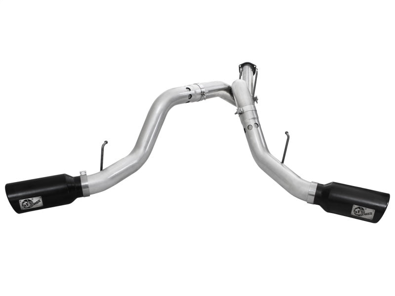 AFE 49-03065-B Exhaust 4in DPF-Back Al Steel 11-14 fits Ford Diesel Trucks V8-6