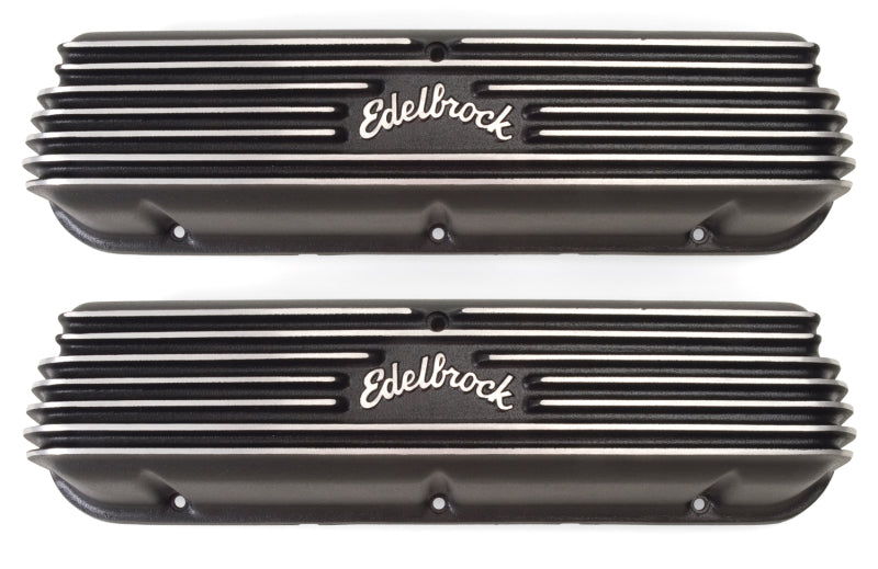 Edelbrock 41603 Valve Cover Classic Series fits Ford 1962-95 221 351W V8 Black