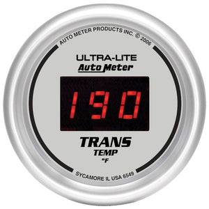 AutoMeter 6549 Autometer Ultra-Lite 52mm 0-300 Deg F Digital Oil Temperature