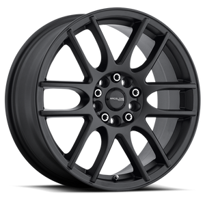 Raceline 141B-87589+42 141B Mystique 18x7.5in / 5x100/5x114.3 BP / 42mm Offset /