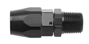 Fragola 190106-BL -6AN Straight Hose End x 1/4 NPT - Black