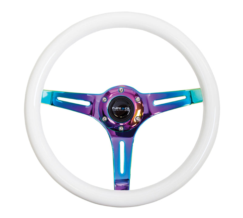 NRG ST-015MC-GL ST-015MC-GL Classic Wood Grain Steering Wheel Glow-N-The-Dark