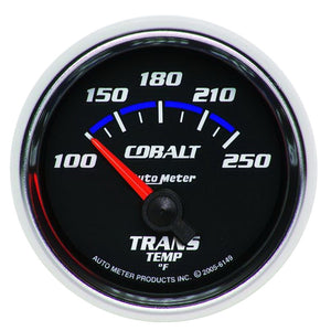 AutoMeter 6149 Autometer Cobalt 2-1/6in 100-250 Degree F Transmission Temperature Gauge