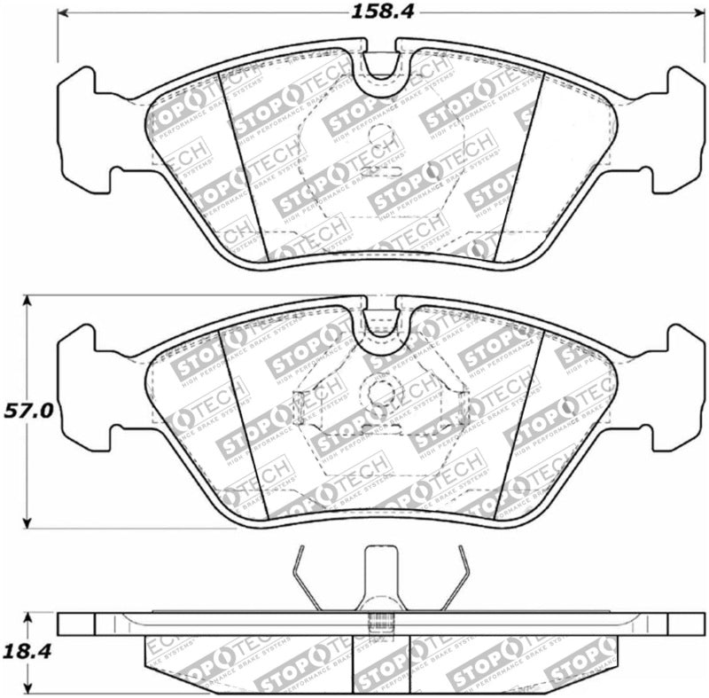 Stoptech 309.0253 Performance Brake Pads