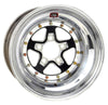 Weld  88B-512214 Alumastar 2.0 15x12 / 5x4.5 BP / 7in. BS Black Center Wheel - N