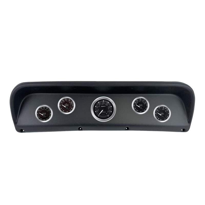 AutoMeter 2937-04 Autometer Chrono Direct Fit Dash Kit 67-72 fits Ford F100 (1 x 3-3/8in. / 4 x 2-1/16in.)