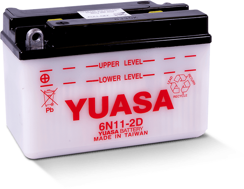 Yuasa YUAM26112 6N11-2D Conventional 6 Volt Battery