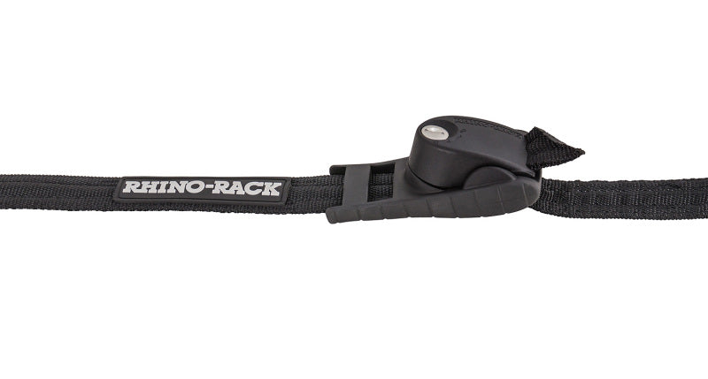 Rhino-Rack RTD25L Rapid Tie Down Straps - 2.5m/8ft - Pair - Black