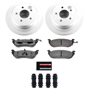 Power Stop 96-02 Ford Crown Victoria Rear Z36 Coated Truck & Tow Brake Kit