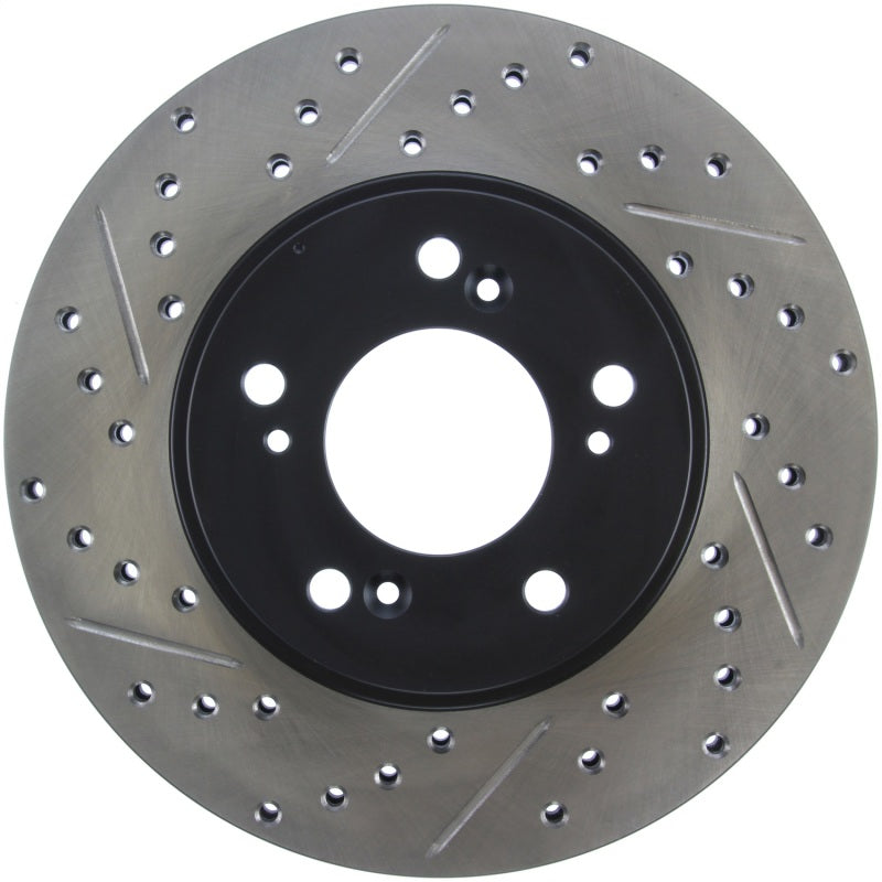 Stoptech 127.40026R 97-01 fits Acura Integra Type R / 97-01 Honda CR-V Slotted & Drilled Right Front Rotor