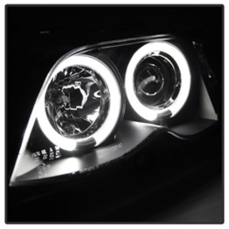 Spyder 5042415 fits BMW 02-05 E46 3-Series 4DR Projector Headlights 1PC LED Hal
