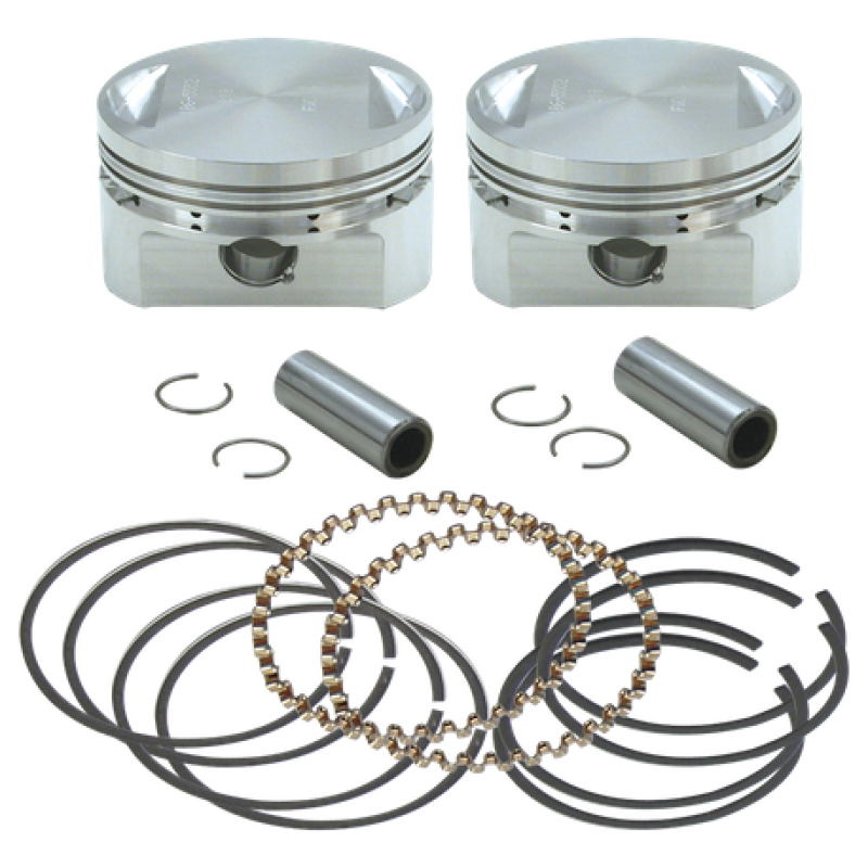 S&S 106-5793 Cycle 84-99 BT 3-1/2in .030in Bore Forged Stroker Piston Kit