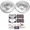 PowerStop K7869-26 17-19 fits Honda Civic Front Z26 Street Warrior Brake Kit