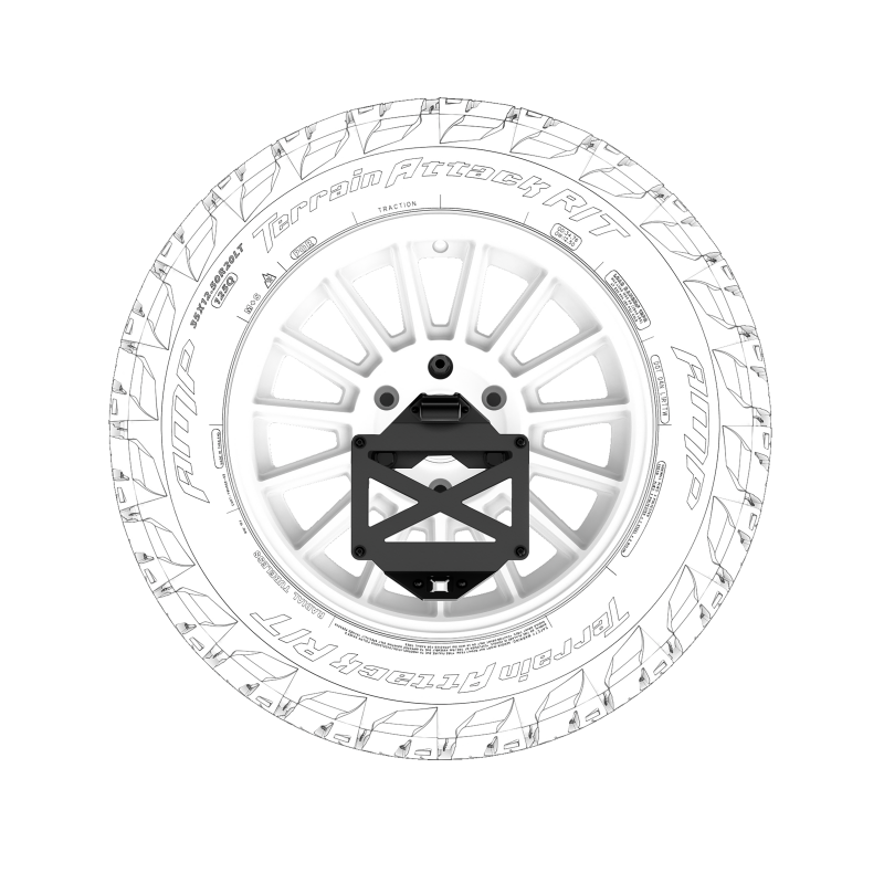 Body Armor 4x4 TY-2966 16-23 fits Toyota Tacoma/10-24 4Runner Pro Series II Tire Carrier W/ License Plate Holder