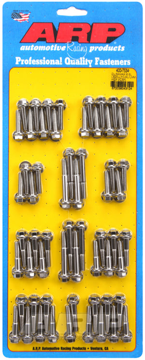 ARP 400-7534 Duramax 6.6L LBZ/LLY/LML/LMM Hex Valve Cover Bolt Kit - Polished S