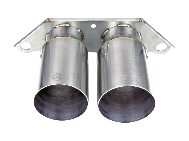 AFE 49C36435-H Mach Force Xp 4in 304 SS Bolt-On Exhaust Tips Brushed 14-19 fits