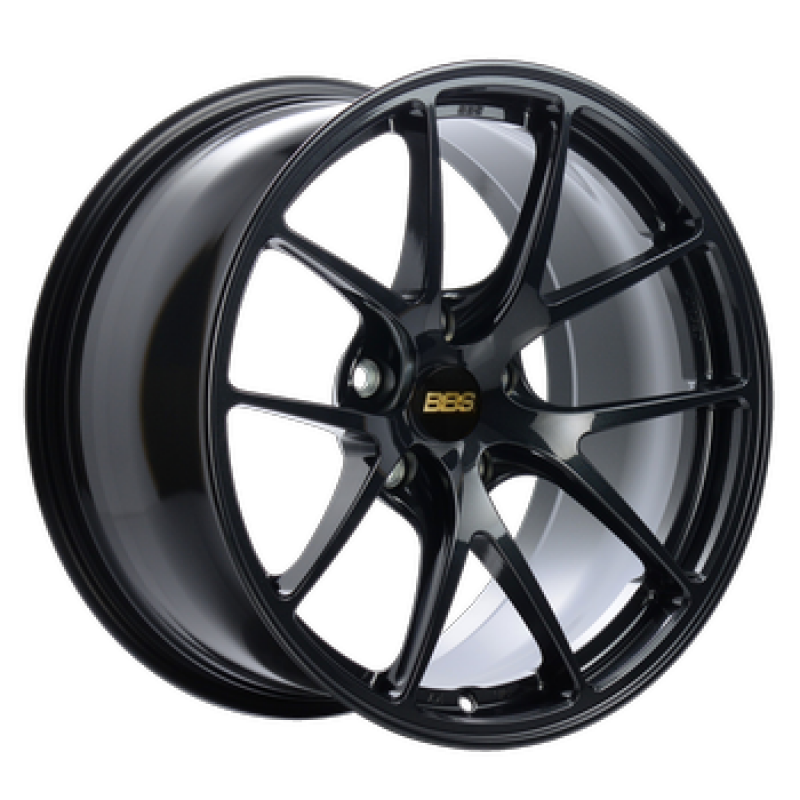 BBS RIA010BB RI-A 18x10.5 / 5x120 ET25 82mm PFS Ring/Clip Required - Metallic Black Subtle Blue Flake