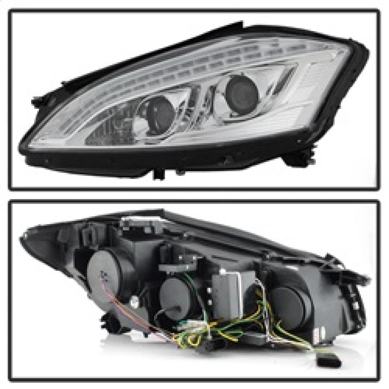 Spyder 5083906 fits Mercedes W221 S Class Headlights - HID Model Only - Chrome