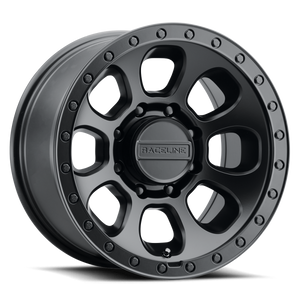 Raceline 961B Bolt 17x9in / 8x165.1 BP / -12mm Offset / 130.81mm Bore - Satin Black