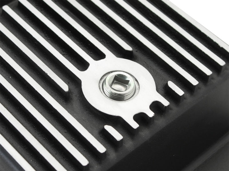 AFE 46-70172 Transmission Pan Black Machined 09-14 fits Ford 6R80 F-150 Trucks