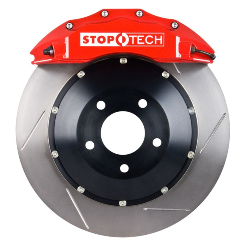 StopTech 83.160.6D00.71 fits BMW 08-13 M3/11-12 1M Coupe Front BBK w/ Red ST-60 Calipers Slotted 380x35mm Rotor