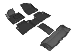 3D MAXpider 2007-2009 fits Hyundai Santa Fe Kagu 1st Row Floormat - Gray