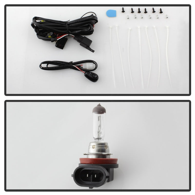 Spyder 5080288 fits Chevy 13-20 Spark 2015 OEM Fog Light W/Universal Switch- Cl
