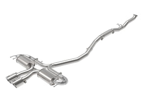 AFE 49-36624-P  3in 304 SS Cat-Back Exhaust System w/Polished Tips 17-21 fits H