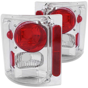 ANZO 211014 1973-1987 fits Chevrolet C 10 Taillights Chrome
