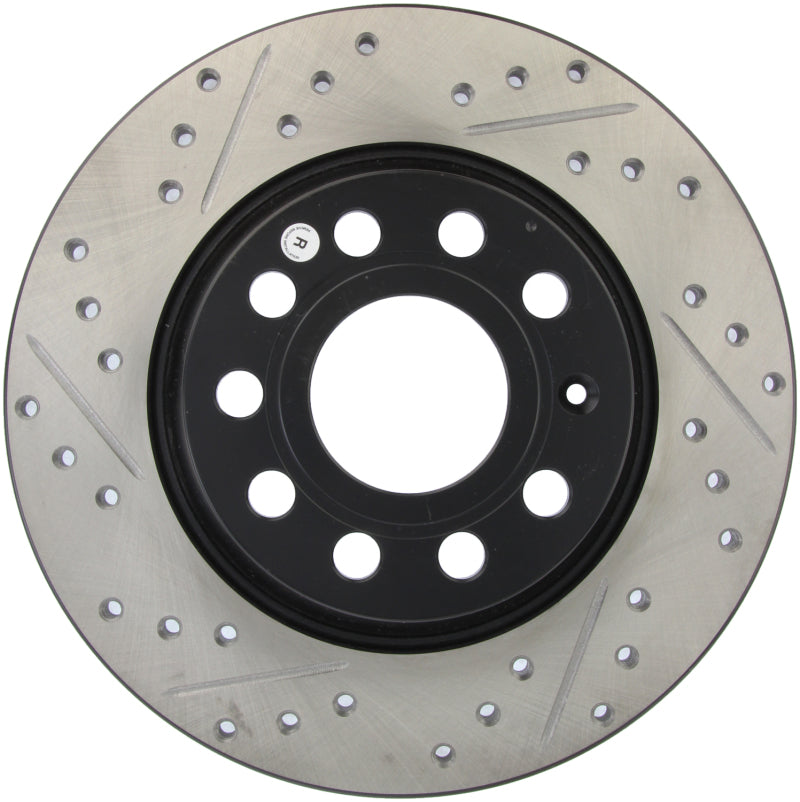 Stoptech 127.33099R Slotted & Drilled Sport Brake Rotor