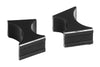 Prothane 19-1719-BL Universal Shock Reservoir Mounts - 1.5/2.5 Diameter - Black