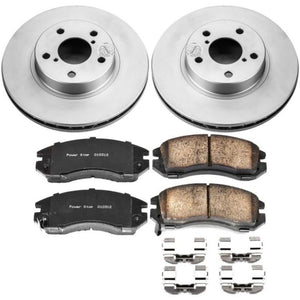 PowerStop fits Subaru Impreza Front Z17 Evolution Geo 93-96met Coated Brake Kit