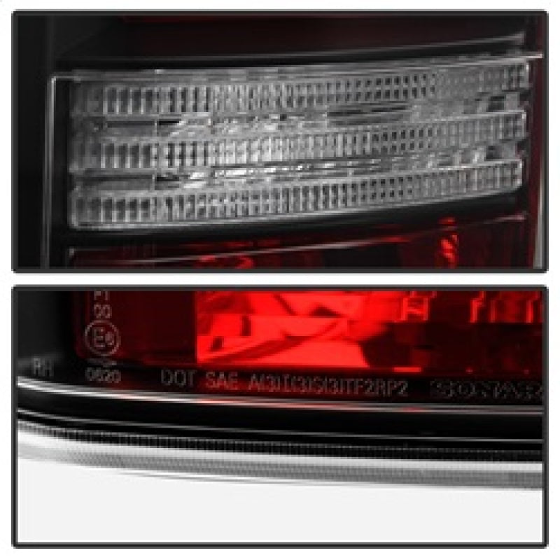 Spyder 5080813 fits Land Rover 05-09 Discovery 3 LR3 Light Bar LED Tail Lights Black ALT-YD-LRD05-LED-BK